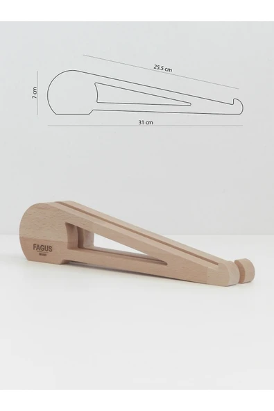 Fagus Wood Girift Laptop Standı - Resim 2