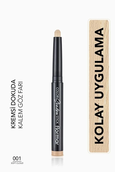 Suya Dayanıklı Işıltılı Kalem Far -color Shadow Stick -004 Rosy Nude-8682536039444 ürün görseli 1