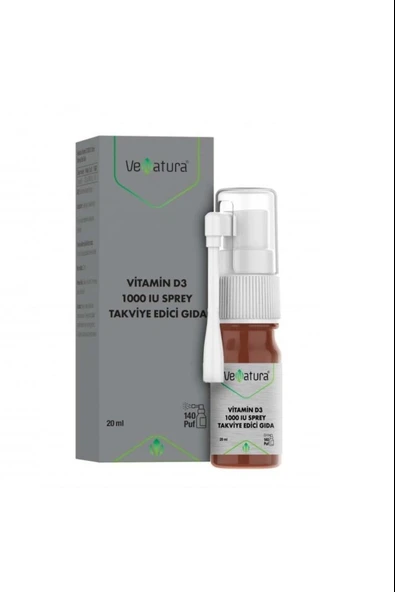 Venatura Vitamin D3 1000 IU Sprey 20 ml ürün görseli 1