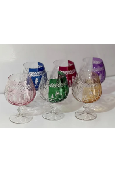 Bohemia Kristal Bardak Lüsterli 250 cc 6 adet ürün görseli 1