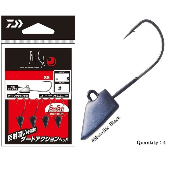 Daiwa Gekkabijin Darting Jig Head SS İğne ürün görseli 1