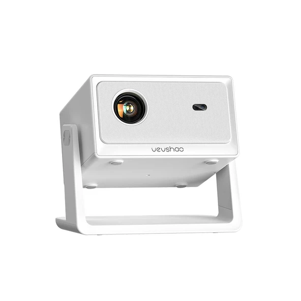 Byintek Vevshao A16 Projeksiyon Cihazı, Full HD 1080P Çözünürlük, 400 ANSI Lümen, Android 12, Wi-Fi 6, Bluetooth 5.0, Otomatik Odaklama, Otomatik Düzeltme, 360° Döndürme, 35"-200" Ekran Boyutu ürün görseli 1