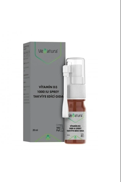 Venatura Vitamin D3 1000 IU Sprey 20 ml ürün görseli 1