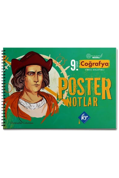 9. Sınıf Maarif Modeli Coğrafya Poster Notlar KR Akademi Yayınları ürün görseli 1