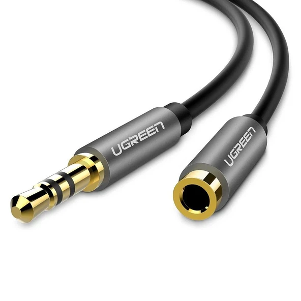 UGREEN 3.5 mm Jack Ses Aux Uzatma Kablosu 1 Metre, 10592 ürün görseli 1