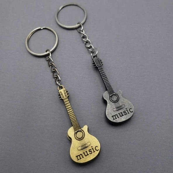 Metal Gitar Anahtarlık ürün görseli 1