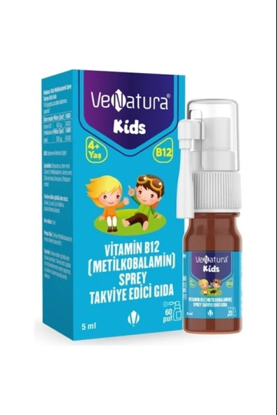 Venatura Kids B12 Metilkobalamin 5 ml ürün görseli 1