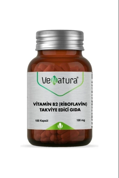 Venatura Vitamin B2 Riboflavin 100 mg 100 Kapsül ürün görseli 1