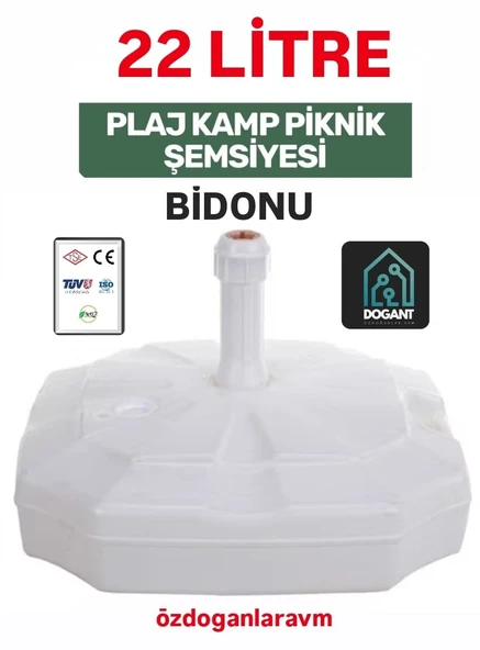 Havuz Balkon Bahçe Şemsiyesi Bidonu 22 Litre ürün görseli 1