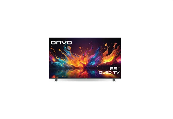 ONVO 65VQ90F3UA 65" FRAMELESS UHD QLED GOOGLE TV ürün görseli 1