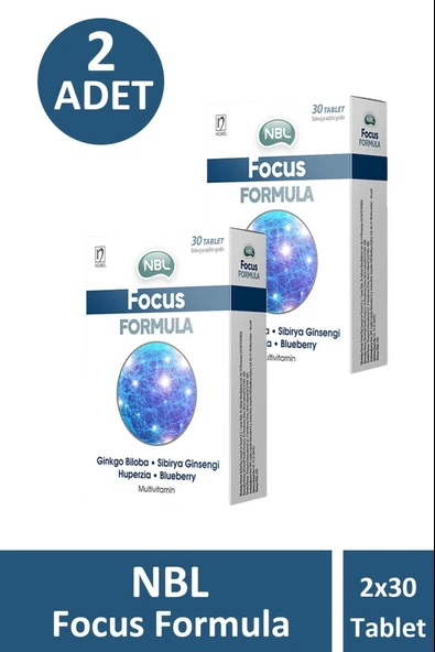 Nbl Focus Formula 30 Tablet 2 Adet ürün görseli 1