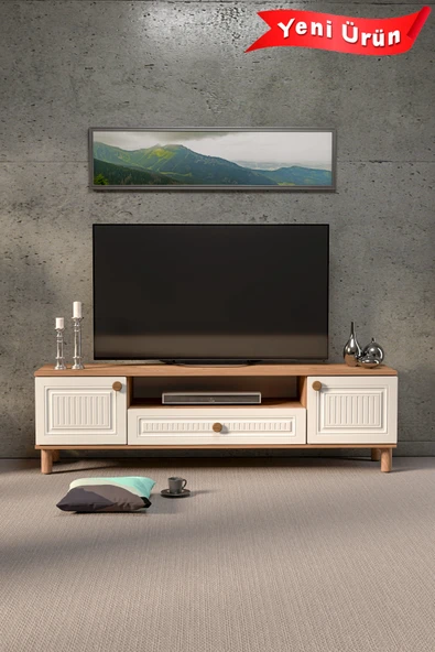 Platinreyon BOHEM 180 CM MDF KAPAK TV ÜNİTESİ ürün görseli 1