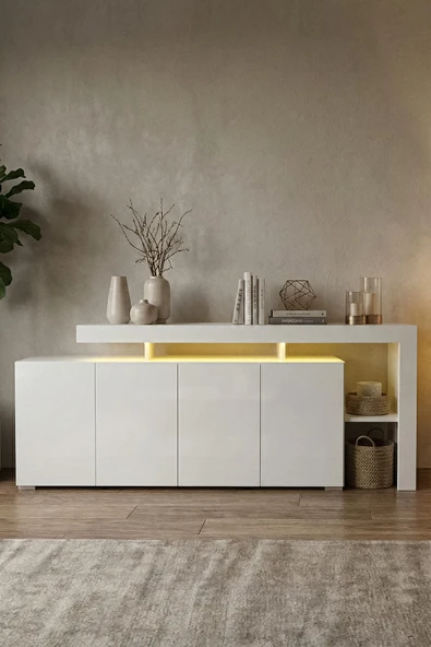Platinreyon LUMA LEDLİ KONSOL Beyaz ürün görseli 1