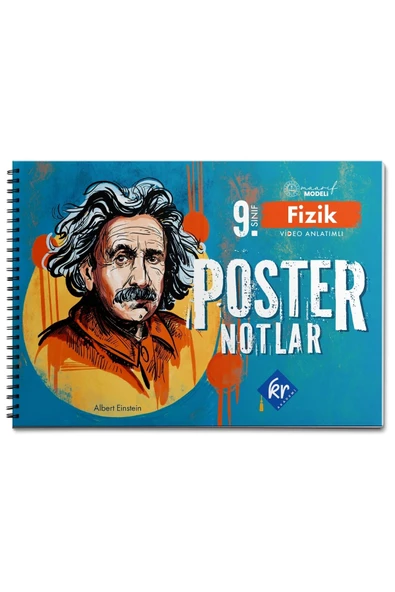 9. Sınıf Maarif Modeli Fizik Poster Notlar KR Akademi Yayınları ürün görseli 1