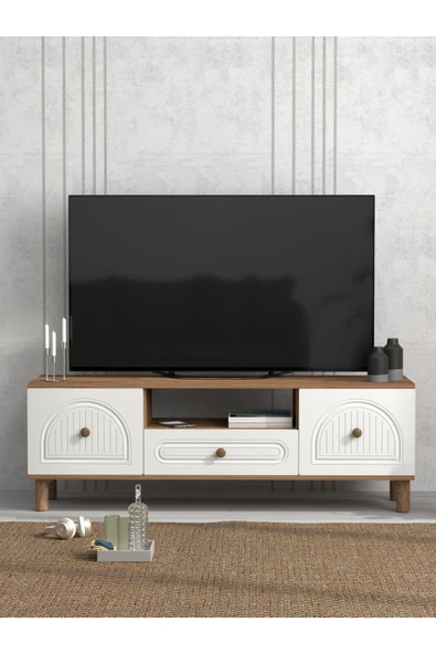 Platinreyon Bohem Tv Ünitesi 150 Cm Mdf Kapaklı Tv Sehpası ürün görseli 1
