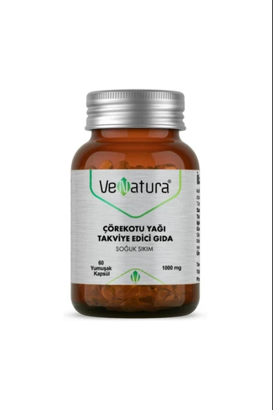 Venatura Çörekotu Yağı 1000 mg 60 Yumuşak Kapsül ürün görseli 1