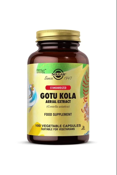 Solgar Gotu Kola Aerial Extract 100 Kapsül ürün görseli 1
