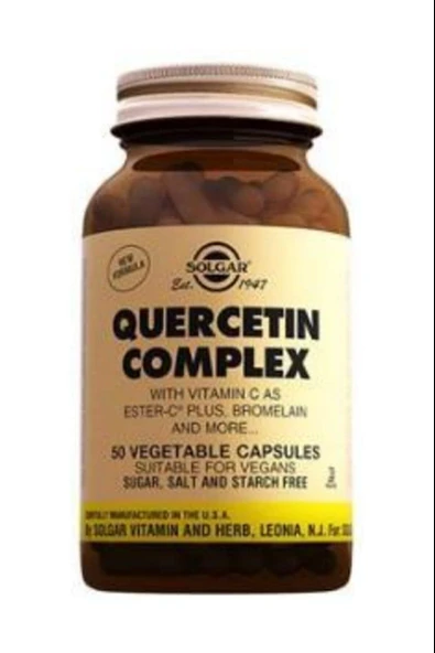 Solgar Quercetin Complex 50 Kapsül - Resim 2
