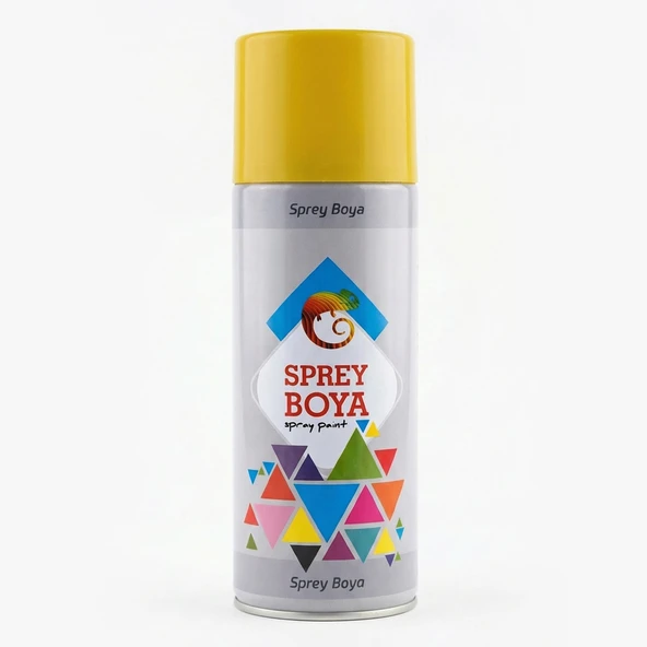 Sarı Sprey Boya 400 ml – Metal Ahşap Plastik Beton Yüzeylere Uygun Hobi Dekoratif Amaçlı Sprey Boya ürün görseli 1
