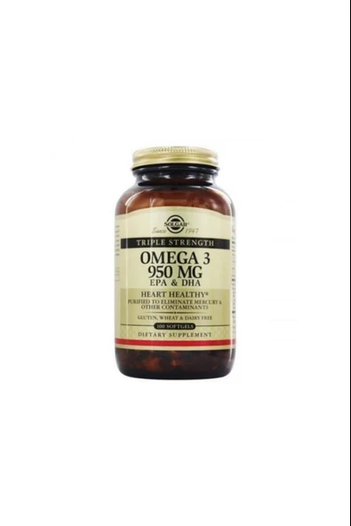 Solgar Omega-3 950 Mg 100 Kapsül - Resim 2