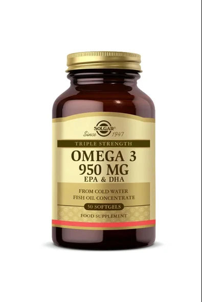 Solgar Omega 3 950 mg 50 Kapsül ürün görseli 1
