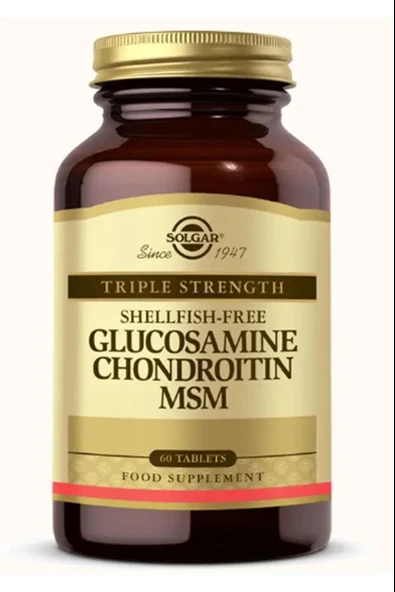 Solgar Glucosamine Chondroitin Msm 60 Tablet ürün görseli 1