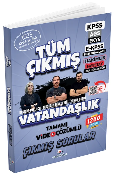 Dizgi Kitap 2026 KPSS MEB-AGS Vatandaşlık Çıkmış Sorular Çözümlü Dizgi Kitap Yayınları ürün görseli 1
