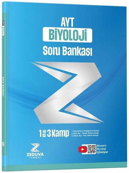 Zeduva YKS AYT Biosem Biyoloji Soru Bankası - Semih Akpınar Zeduva Yayınları ürün görseli 1