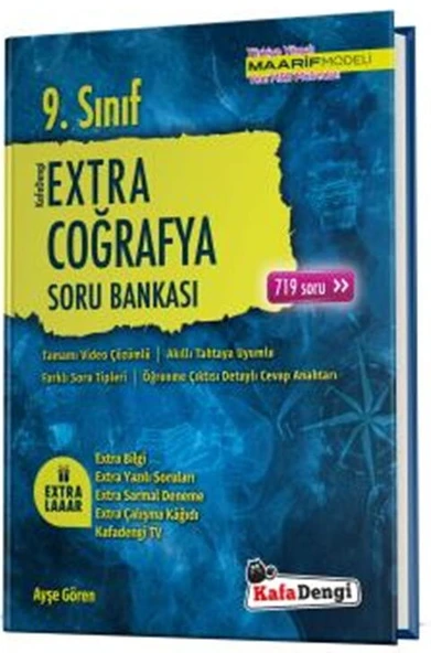Kafa Dengi Yayınları 9. Sınıf Coğrafya Extra Soru Bankası ürün görseli 1