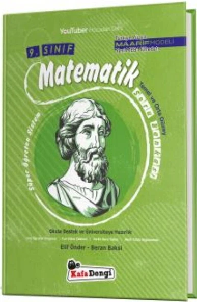 Kafa Dengi Yayınları 9. Sınıf Matematik Süper Öğreten Soru Bankası ürün görseli 1