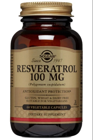 Solgar Resveratrol 60 Kapsül ürün görseli 1