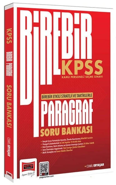 Yargı 2026 KPSS Paragraf Birebir Soru Bankası Çözümlü - Cemil Eryaşar Yargı Yayınları ürün görseli 1