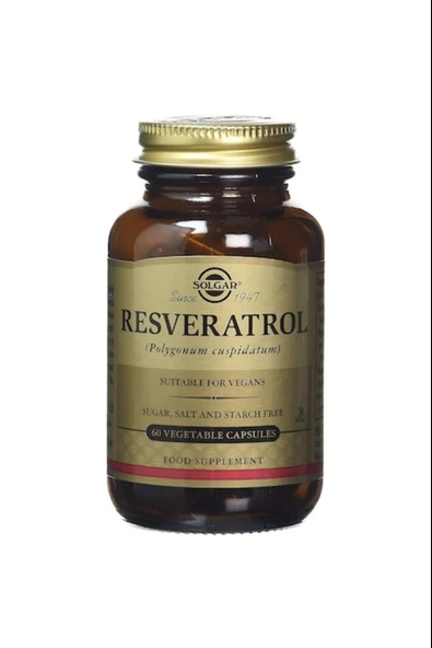 Solgar Resveratrol 60 Kapsül ürün görseli 1