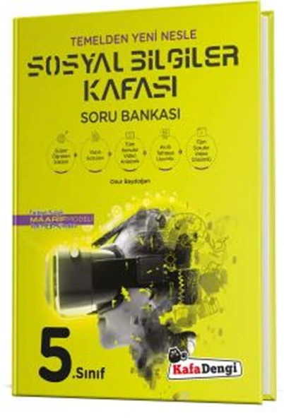 Kafa Dengi Yayınları 5. Sınıf Sosyal Bilgiler Kafası Soru Bankası ürün görseli 1