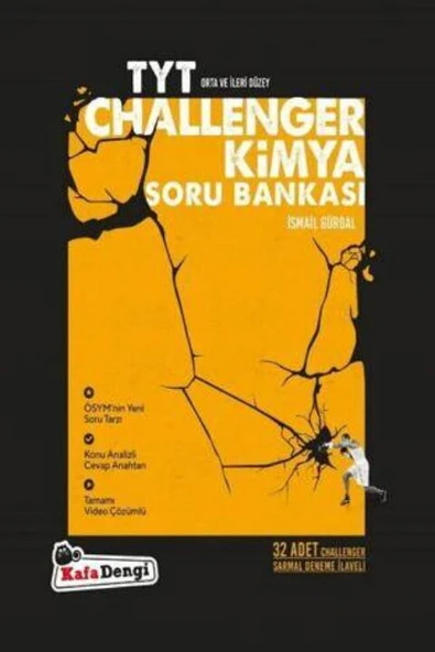 Kafa Dengi Yayınları TYT Kimya Challenger Orta ve İleri Düzey Soru Bankası ürün görseli 1