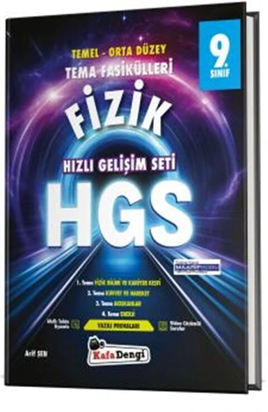 Kafa Dengi Yayınları 9. Sınıf Fizik HGS Tema Fasikülleri ürün görseli 1