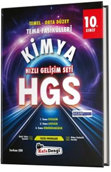 Kafa Dengi Yayınları 10. Sınıf Kimya HGS Tema Fasikülleri ürün görseli 1