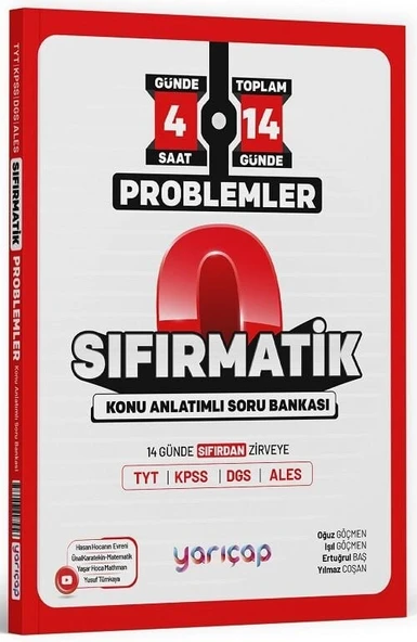 Yarı Çap YKS TYT Problemler Sıfırmatik Konu Anlatımlı Soru Bankası Yarı Çap Yayınları ürün görseli 1