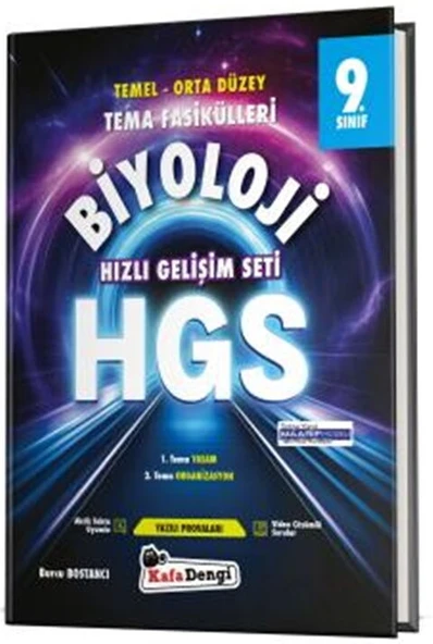 Kafa Dengi Yayınları 9. Sınıf Biyoloji HGS Tema Fasikülleri ürün görseli 1
