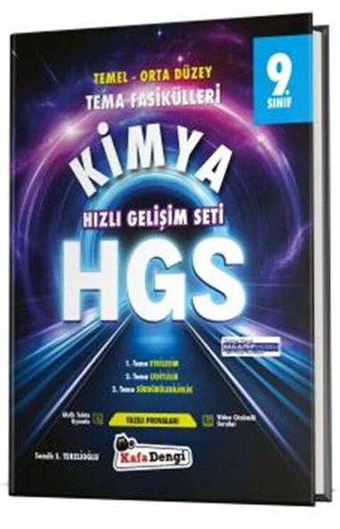 Kafa Dengi Yayınları 9. Sınıf Kimya HGS Tema Fasikülleri ürün görseli 1