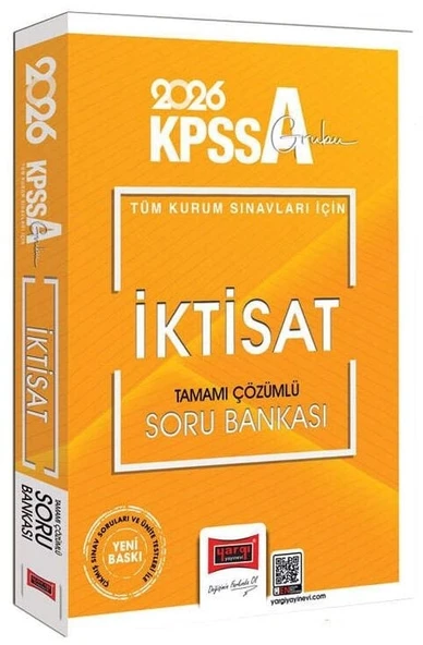 Yargı 2026 KPSS A Grubu İktisat Soru Bankası Çözümlü Yargı Yayınları ürün görseli 1