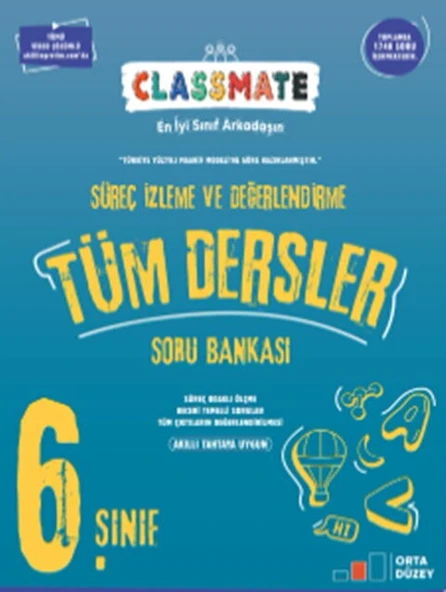 Okyanus Yayınları 6. Sınıf Classmate Tüm Dersler Soru Bankası ürün görseli 1