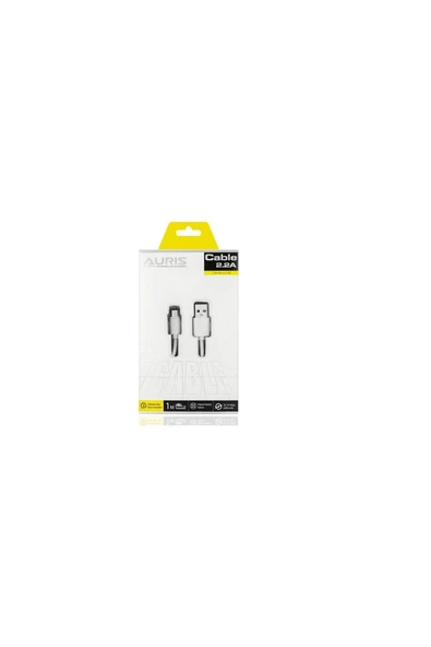 Micro 2.2a Hızlı Usb Kablo - 1m/beyaz (TÜM ANROİD CİHAZLARA UYUMLUDUR) X 2 PAKET ürün görseli 1
