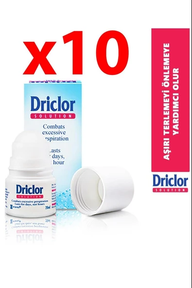 Driclor Antiperspirant Roll-on 20 Ml 10 Adet ürün görseli 1