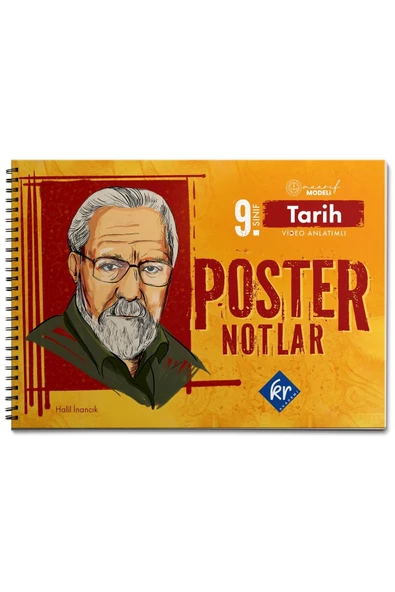 9. Sınıf Maarif Modeli Tarih Poster Notlar KR Akademi Yayınları ürün görseli 1