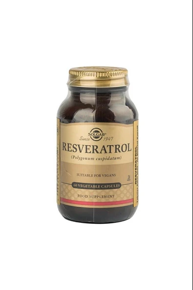 Solgar Resveratrol 60 Kapsül ürün görseli 1