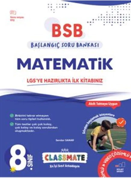 Okyanus Yayınları 8. Sınıf Classmate Başlangıç Matematik Soru Bankası ürün görseli 1