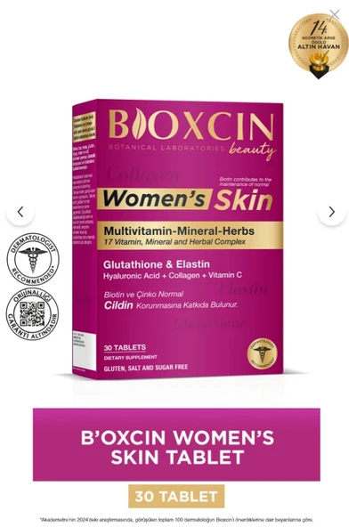 Bioxcin Womens Skin Collagen Takviye Edici Gıda 30 Tablet ürün görseli 1