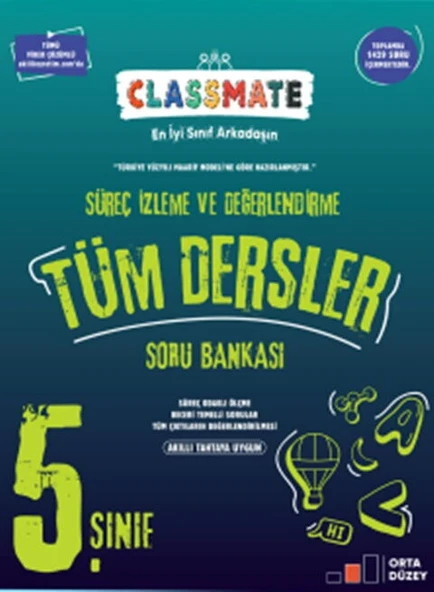 Okyanus Yayınları 5. Sınıf Classmate Süreç Odaklı Tüm Dersler Soru Bankası ürün görseli 1