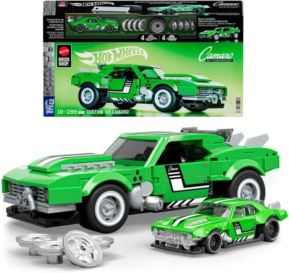 Mattel Brick Shop Hot Wheels JFT16 Custom '68 Camaro ürün görseli 1